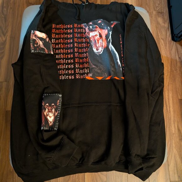 Cemetary Crypt Ruthless Hoodie - Picture 1 of 3